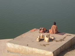 Sadhu (Santone sul ghat a Pushkar)