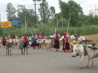 La gente in Rajasthan, India