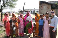 Donne e bambini in Rajasthan