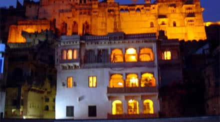Hotel Haveli Braj Bhushanjee, Bundi, Rajasthan - India