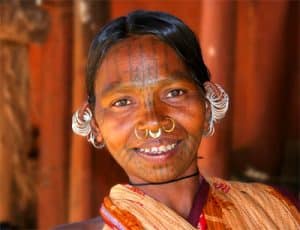 Donna tribale Kutia Kondh, Informazioni Rayagada Orissa - India